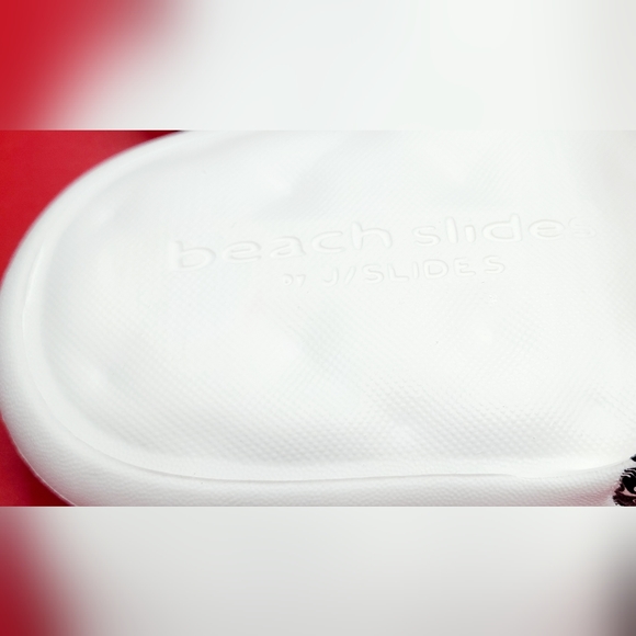 Beach Slides Professionally Customized With Evil Dice Sz 10 Men New - Picture 4 of 4